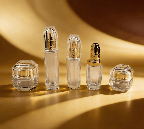 30‑100ml / 30‑50g Faceted Crystal Glass Set 
