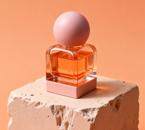 30‑50ml Square Perfume Glass Bottle With Ball Cap and Base Collar