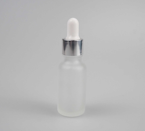 10‑50ML Frosted Cylindrical Glass dropper Bottle