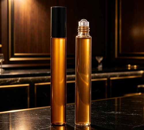 5‑15ML Clear & Amber Glass Roll‑on Bottle