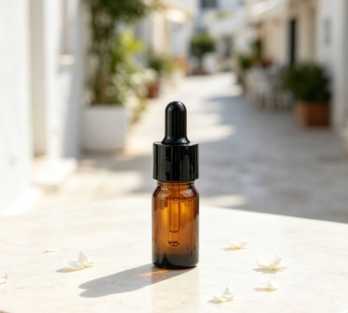 10ML Mini Amber Glass dropper Bottle