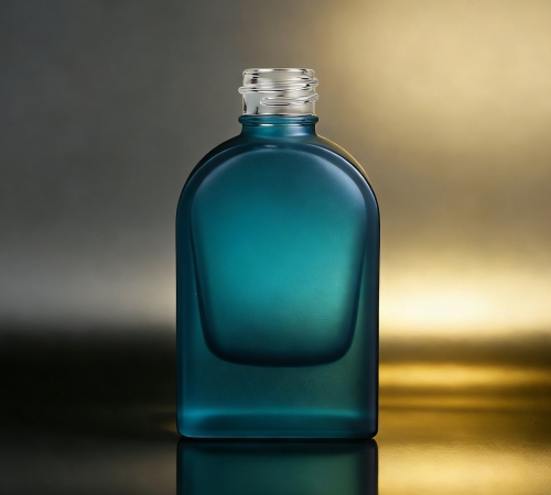 80ML Rounded‑Square Frosted Glass Bottle