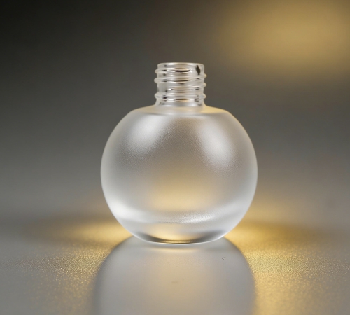 100ML Sphere Frosted Glass Bottle