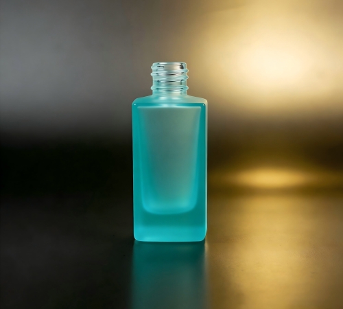 60‑120ML Tall Square Deep Recessed Glass Bottle