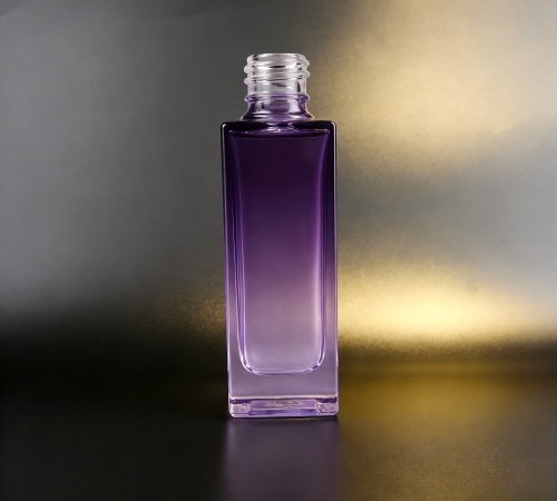 80‑120ML Tall Square Recessed Glass Bottle
