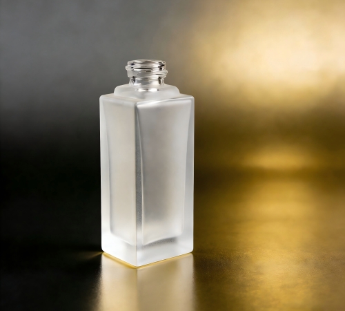 100‑120ML Recessed Square Glass Bottle