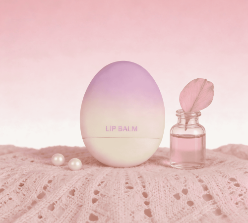 7‑9g Egg‑Shaped Lip Balm Container