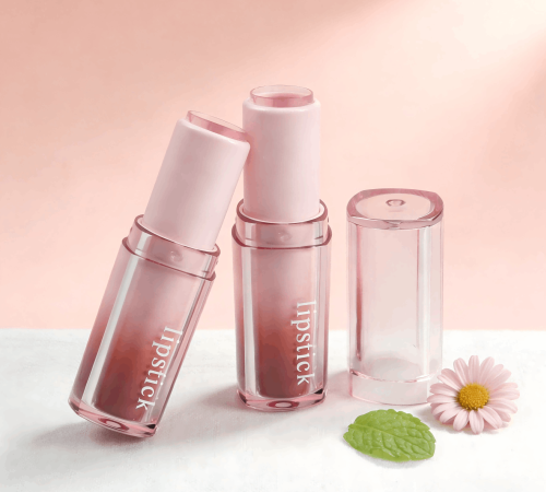 3.5g Square Transparent Lipstick Tube