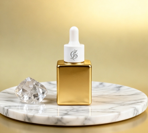 10ml Mini Square Glass dropper Bottle