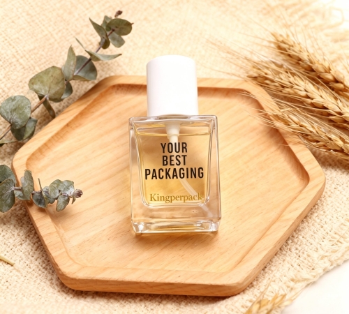 30ml Square Heavy Base Glass Lotion Bottle