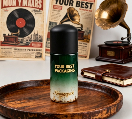 100ml Bullet‑Top Cylindrical Glass Lotion Bottle