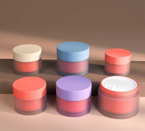 Multi‑Size Matte Two‑Tone PP Cosmetic Cream Jars
