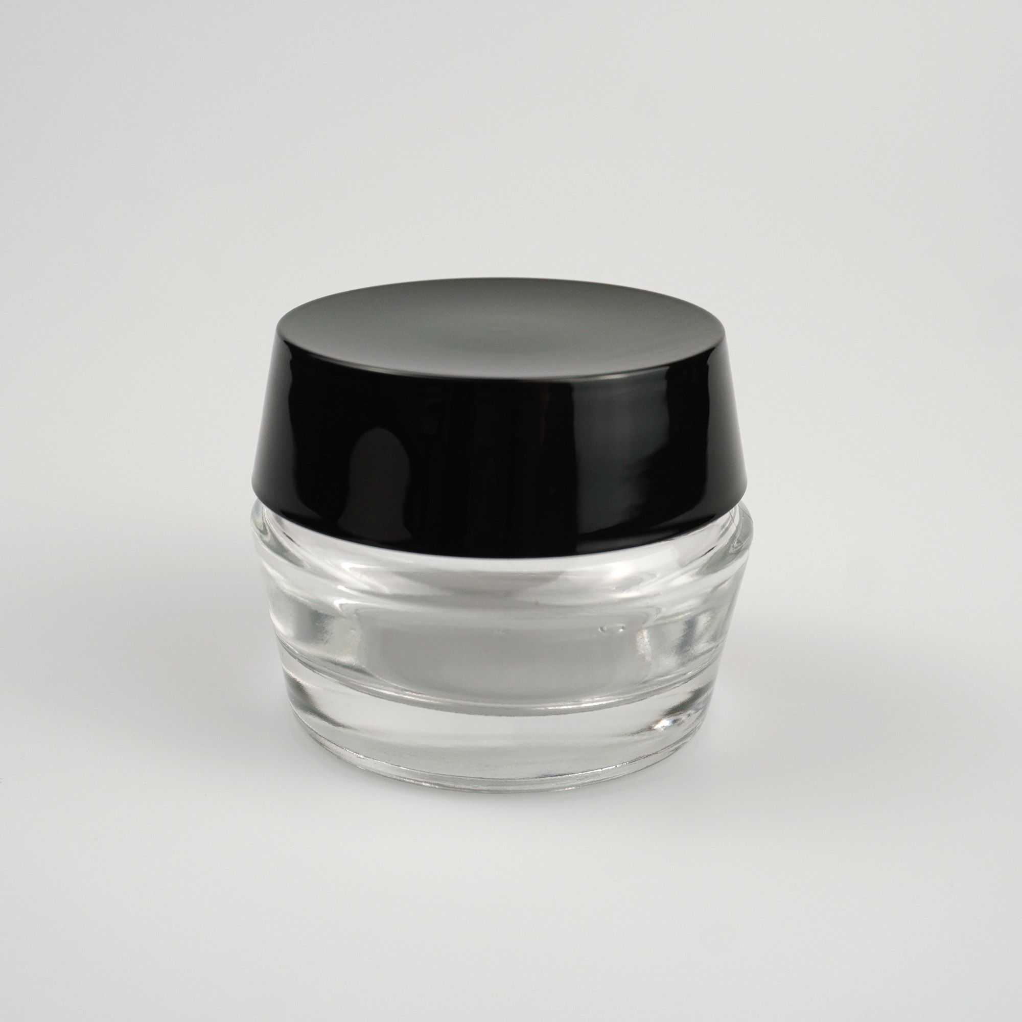 60‑120ml Waisted Cylinder Glass Skincare Set