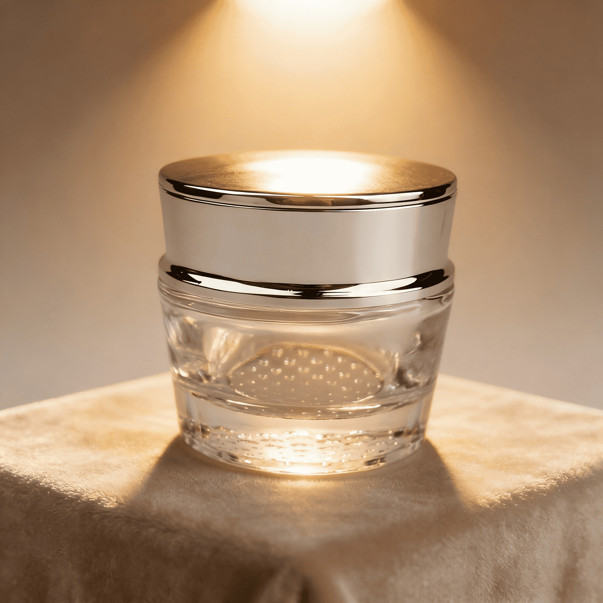 30‑120ml Curved Waist Glass Skincare Set