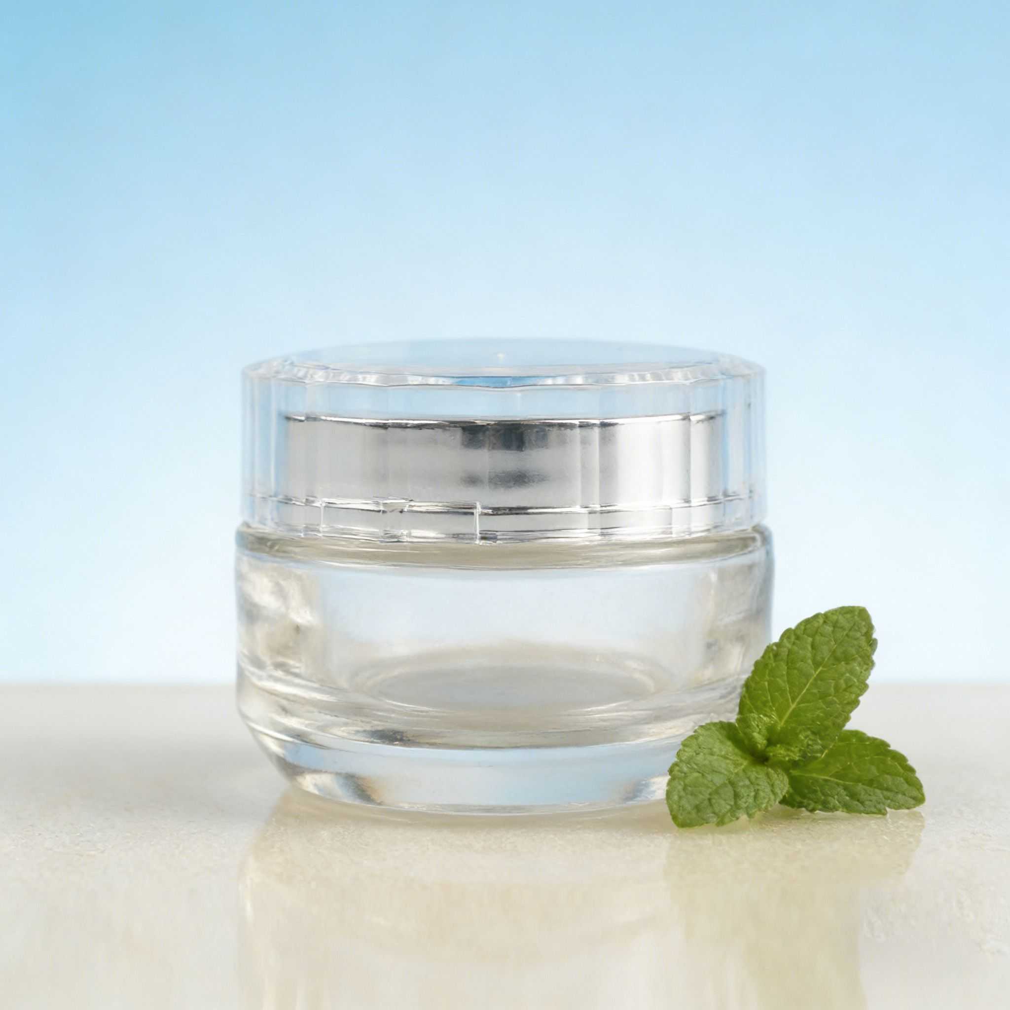 30‑120ml Straight Cylinder Glass Skincare Set