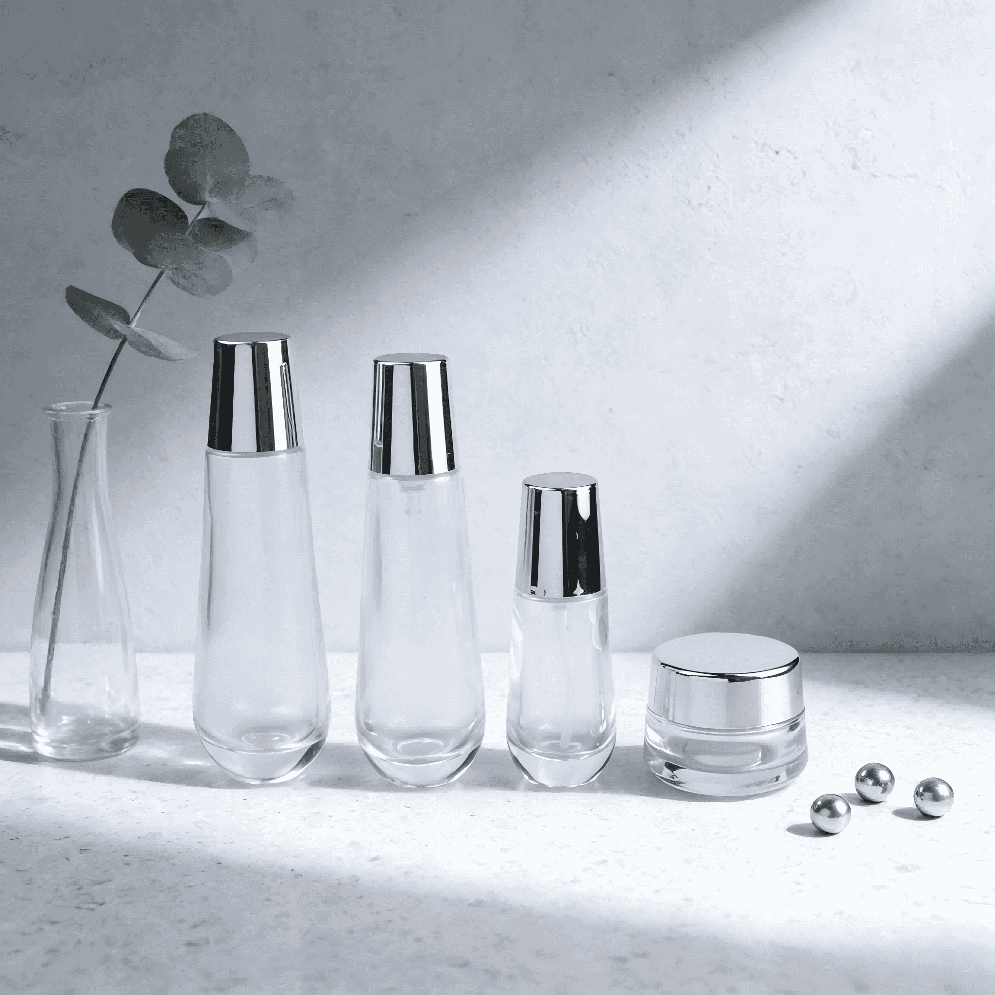 30‑120ml Teardrop Glass Bottle Set