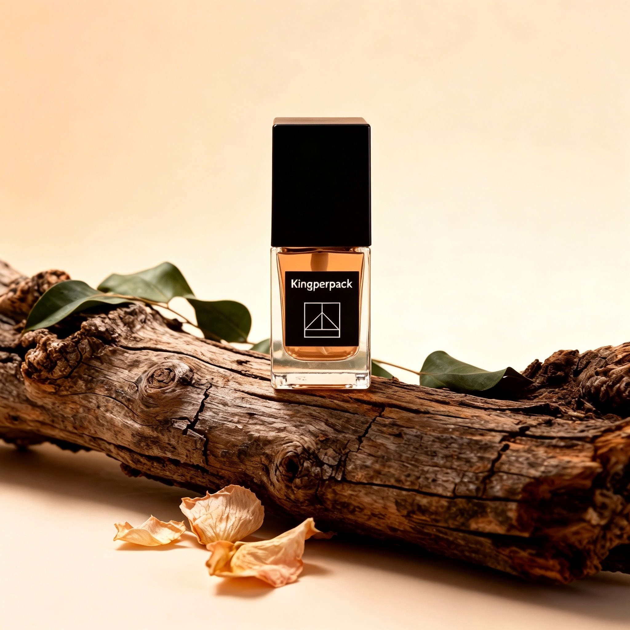 30‑35ml Classic Square Glass Foundation Bottle