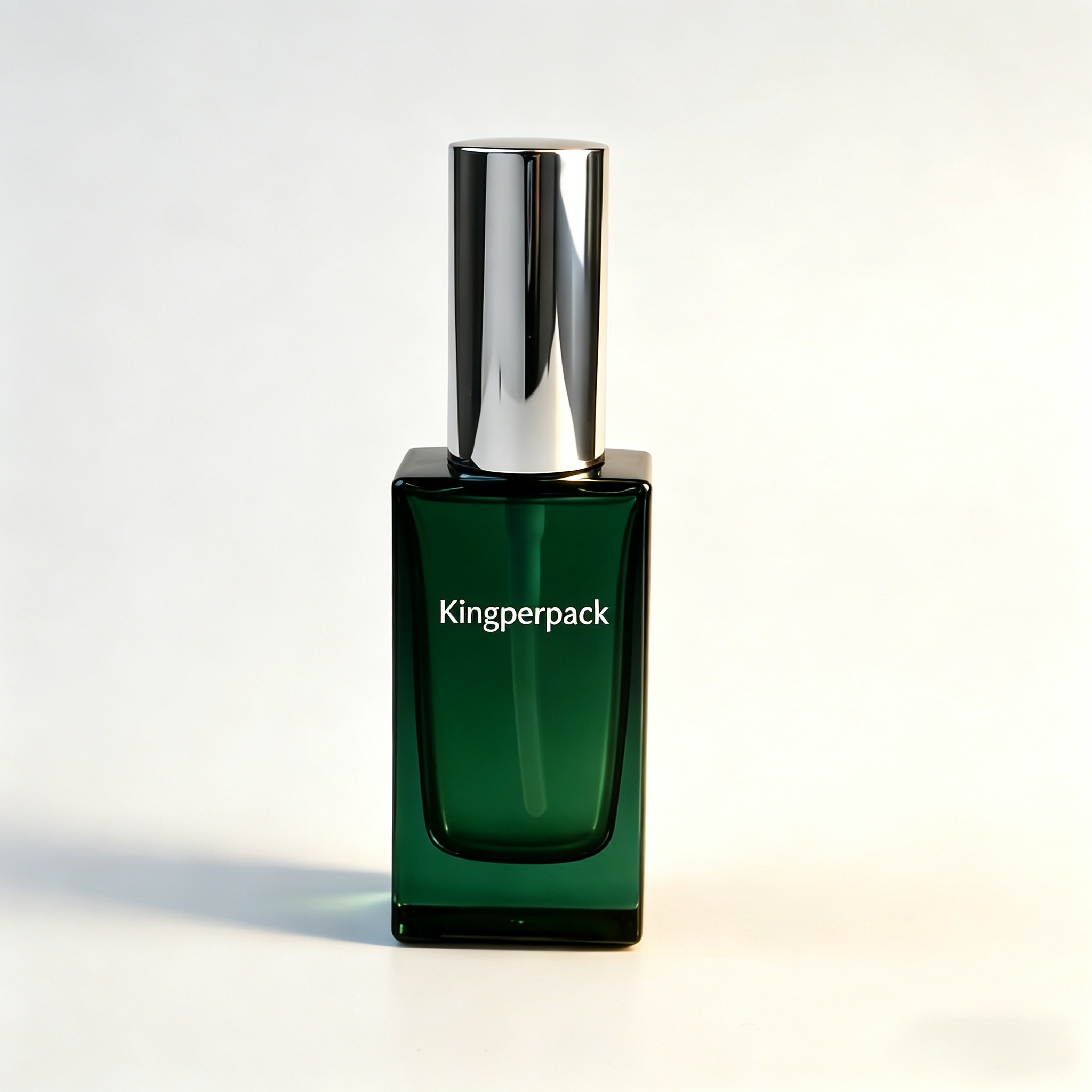30‑40ml Slim Square Glass Foundation & Serum Bottle