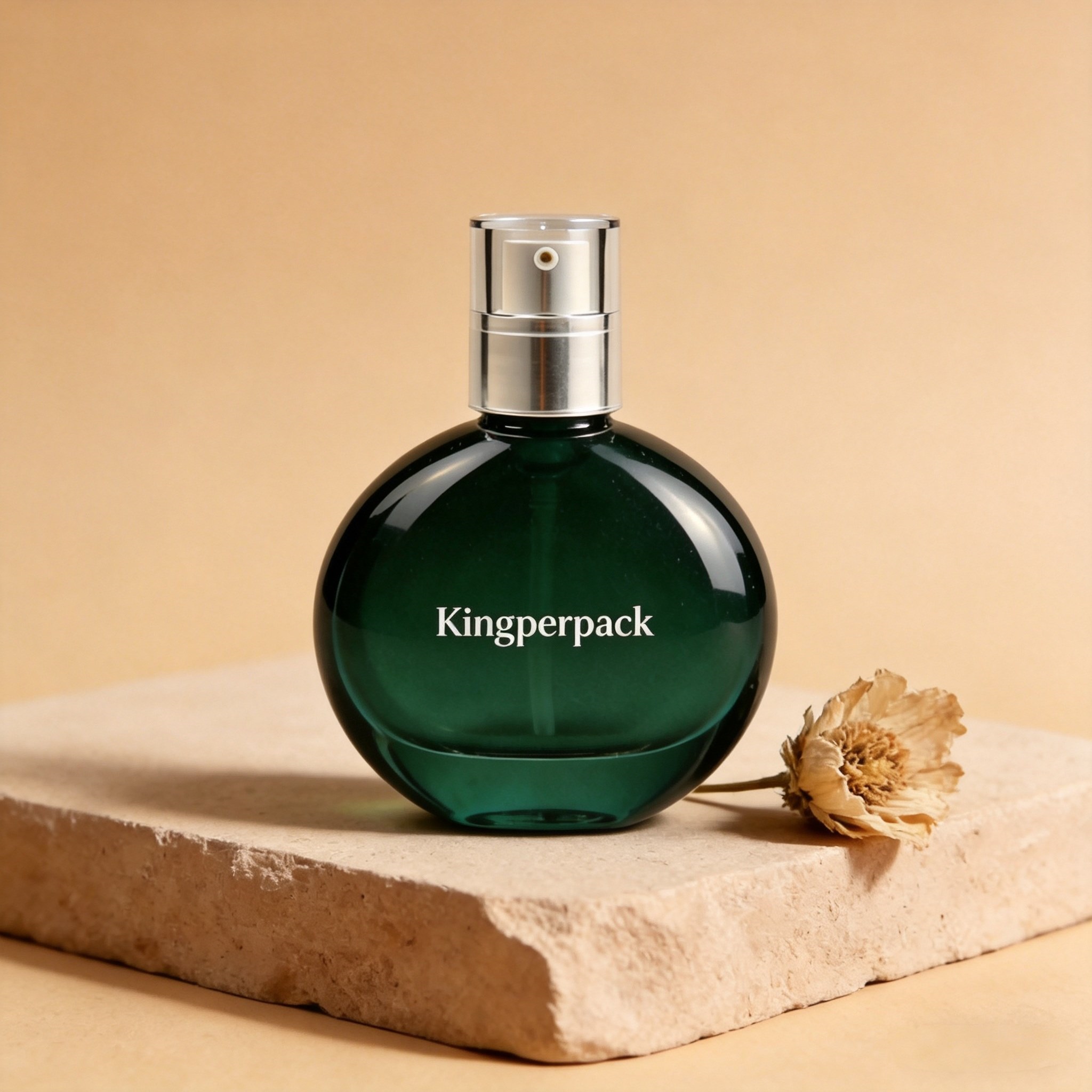 50‑60ml Flat Round Oval Perfume Spray Glass Bottle 