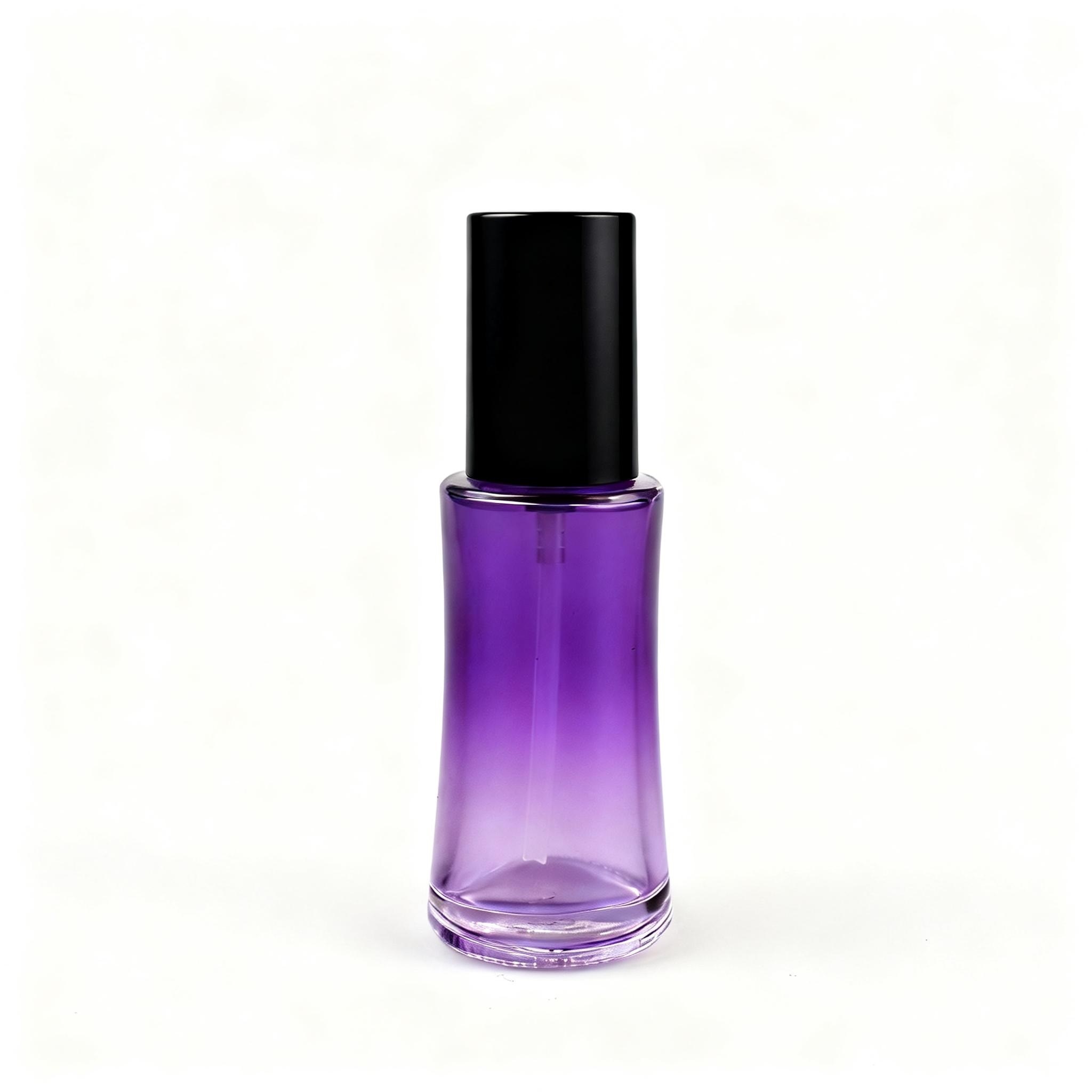 30‑80mlHourglass Waist‑Curved Cosmetic Glass Bottle For Essence & Lotion