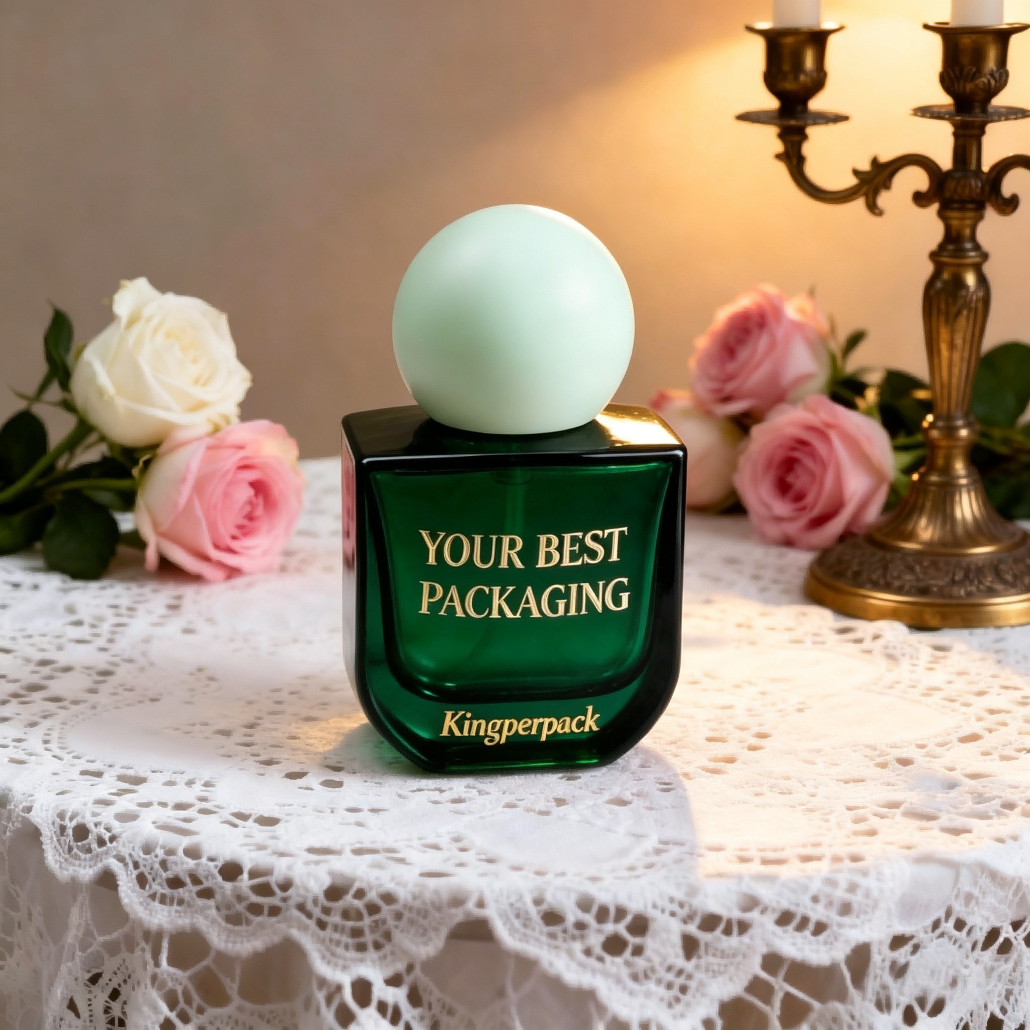 50‑100ml Sphere Cap Perfume Glass Bottle