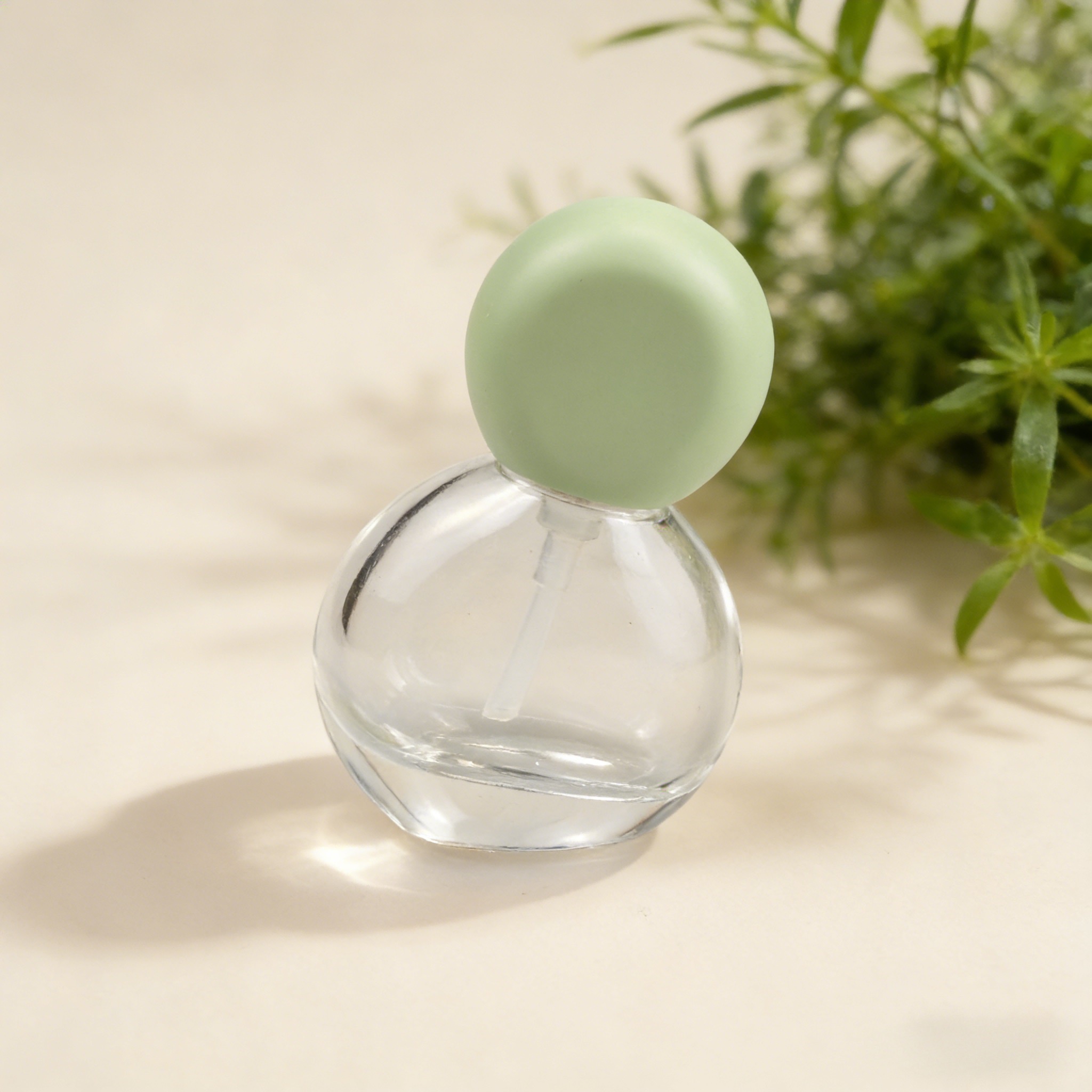 30‑60ml Orb Round Perfume Glass Bottle With Big Sphere Cap