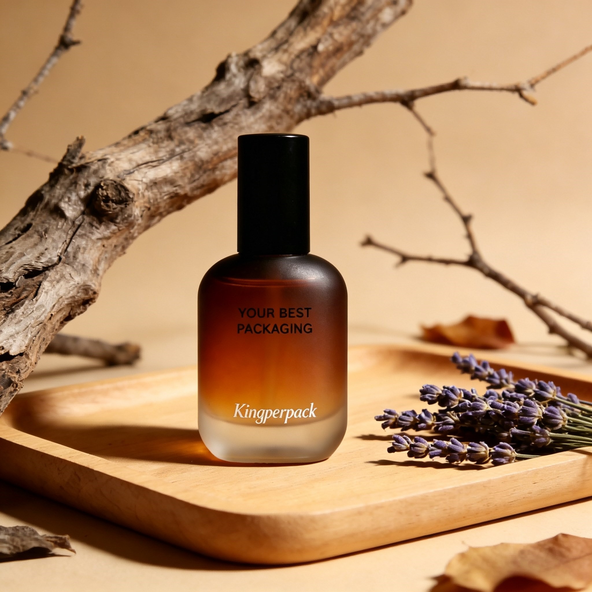 30‑50ml Pebble‑Shaped Rounded Glass Bottle for Serum & Facial Mist