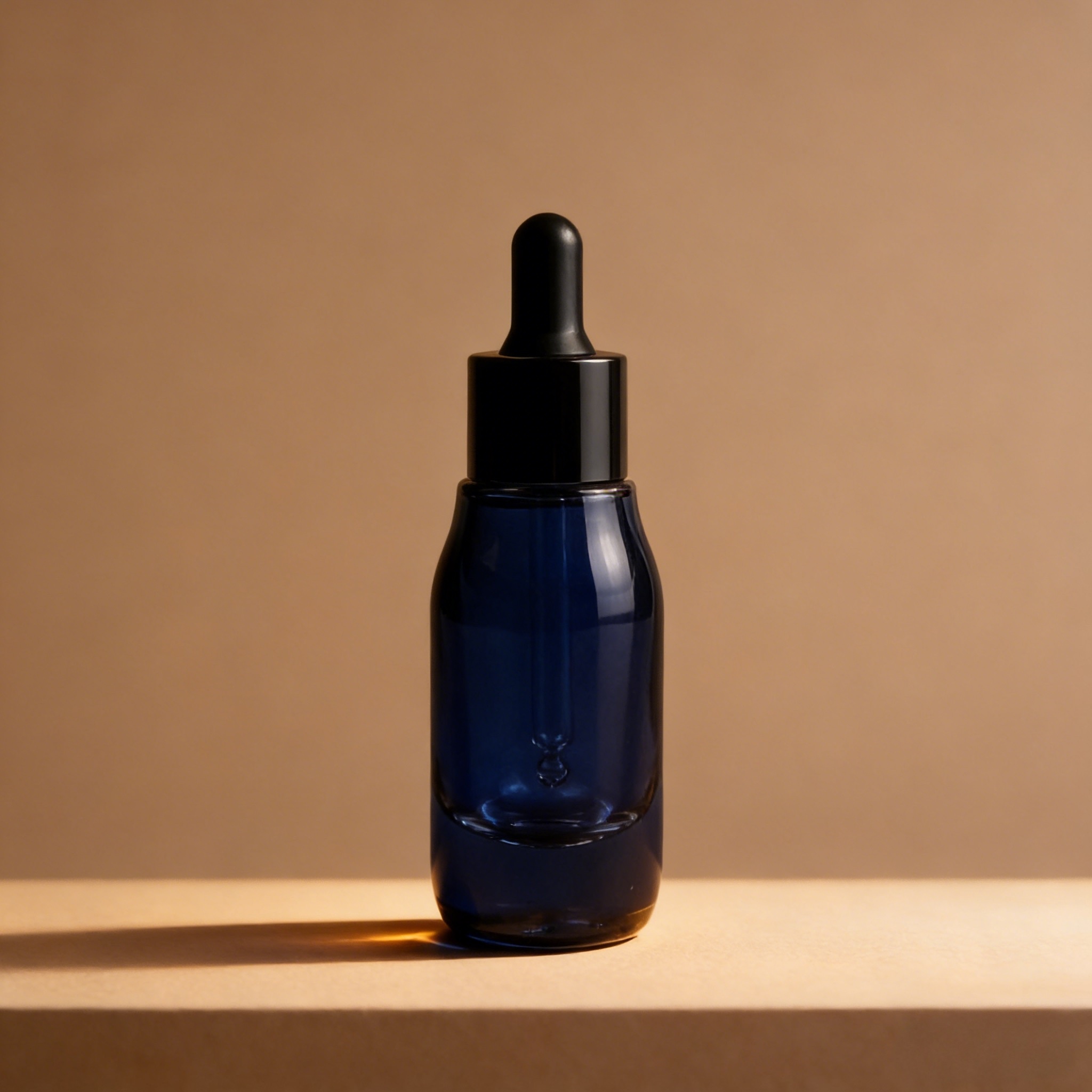 30‑50ML Minimalist Round Bulb Glass dropper Bottle for Face Serum & Essential Oil