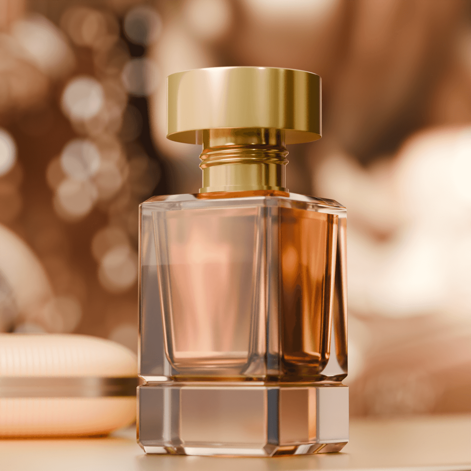 30‑50ML Double‑Layer Square Heavy Base Perfume Glass Bottle