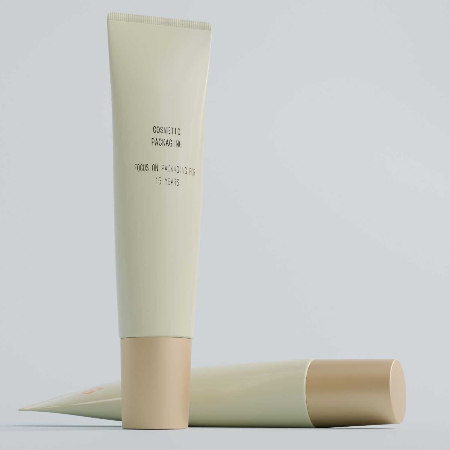 30‑100ML Minimalist Matte PE Cosmetic Tube for Skincare