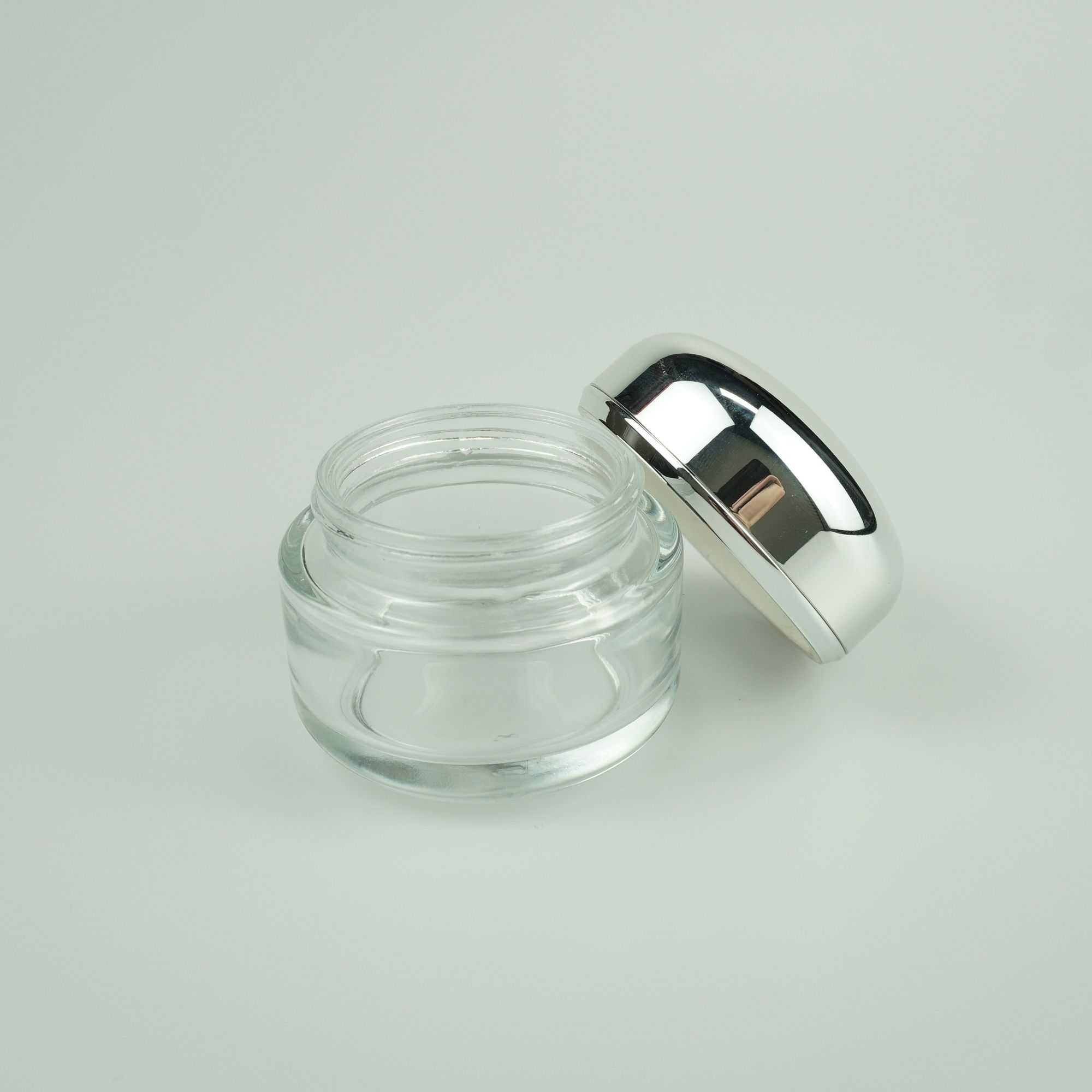 50ML Round Thick‑Wall Glass Cream Jar