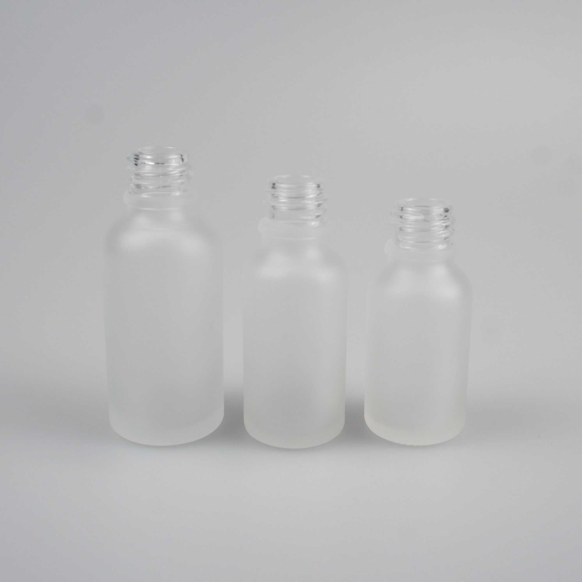 10‑50ML Frosted Cylindrical Glass dropper Bottle