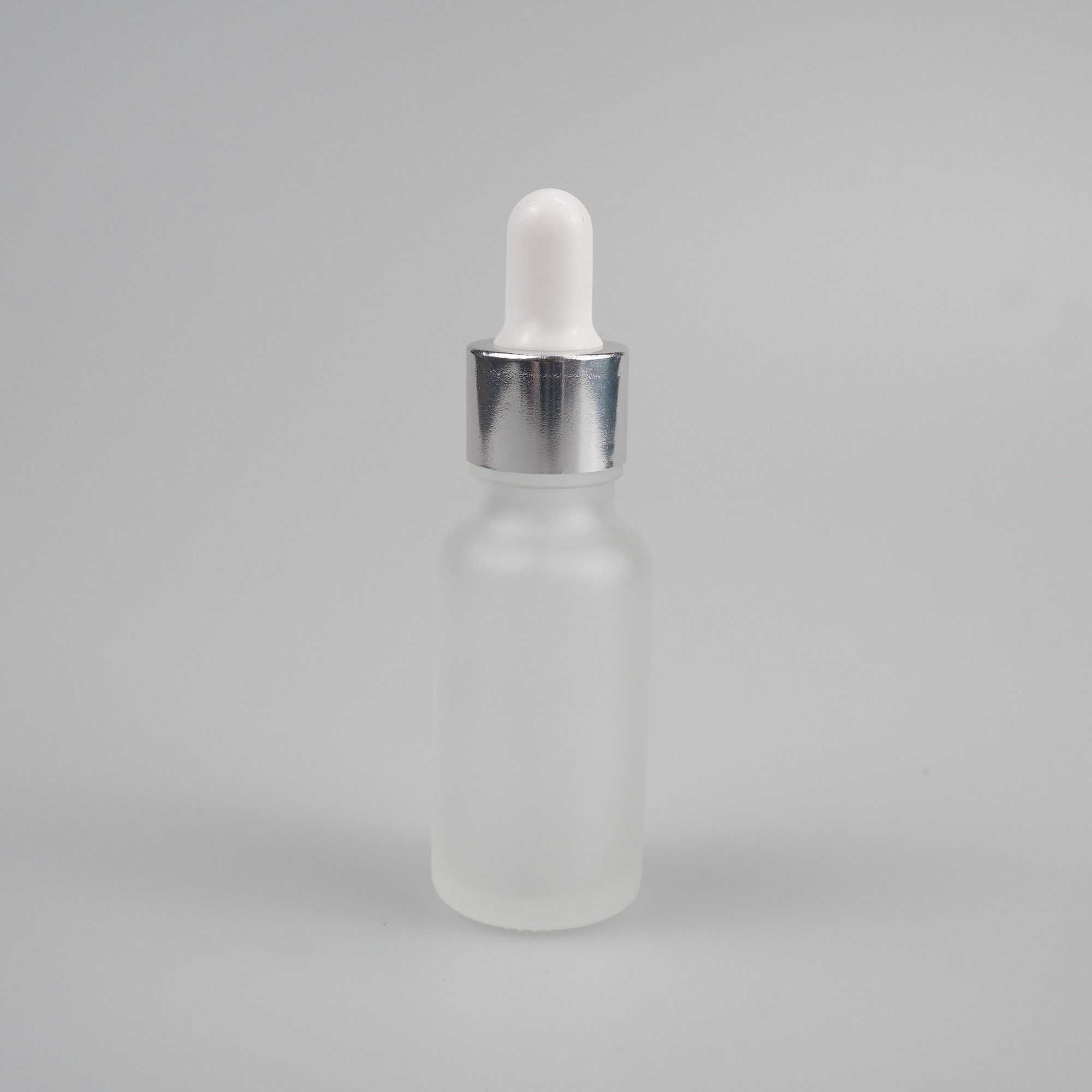 10‑50ML Frosted Cylindrical Glass dropper Bottle