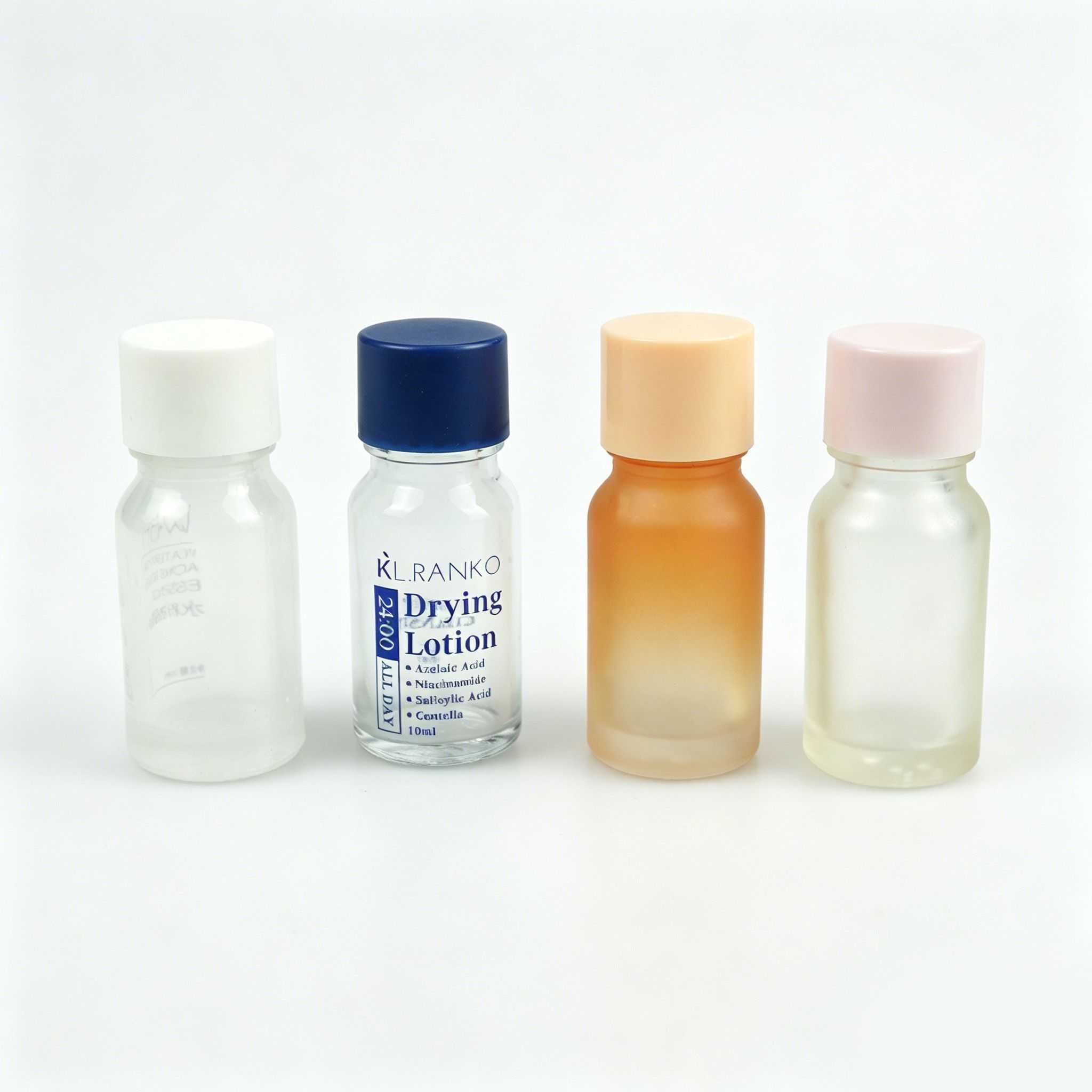 10‑30ML Short‑Shoulder Clear Glass Serum Bottle