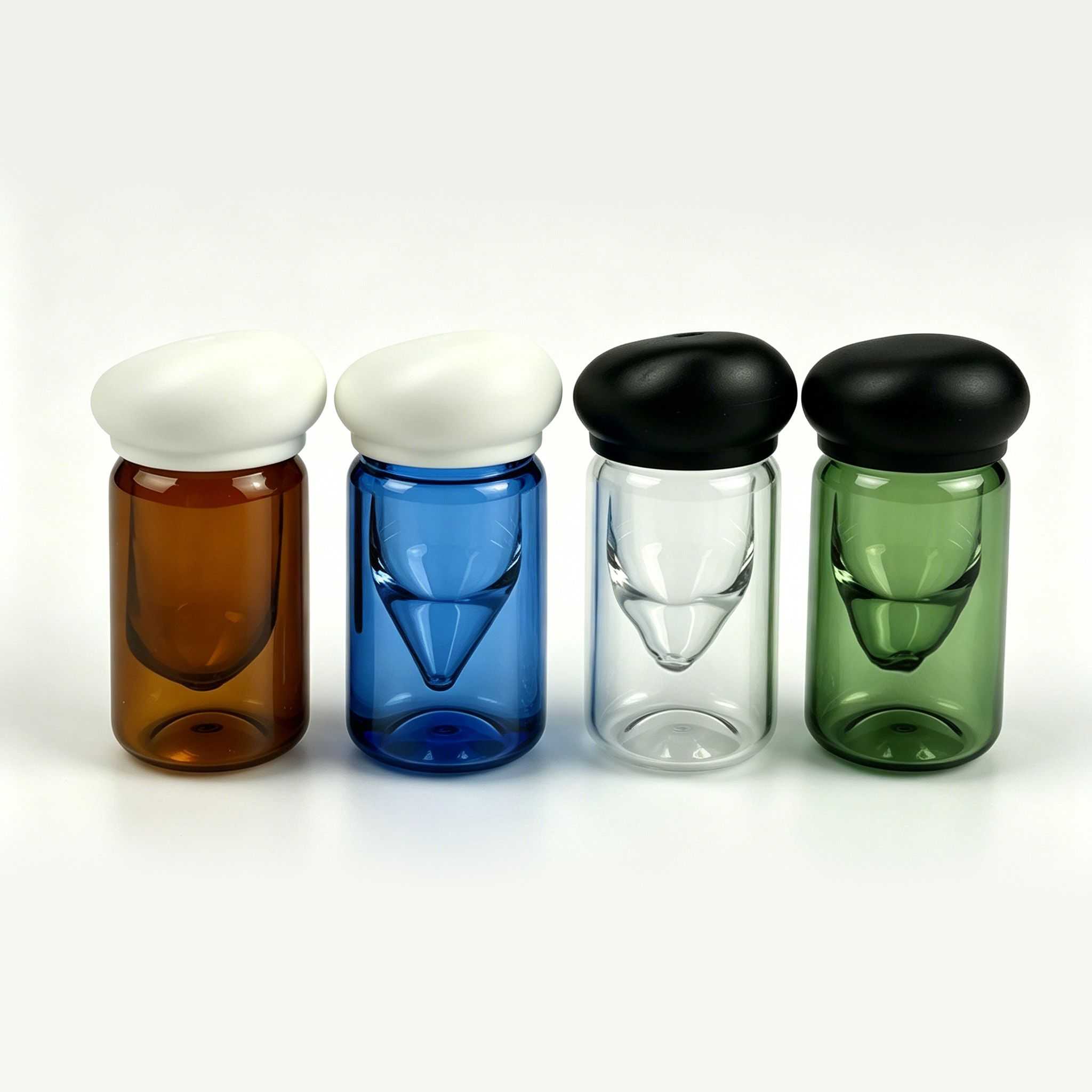 10‑40ML Double‑Wall Separate‑Storage Glass Vial