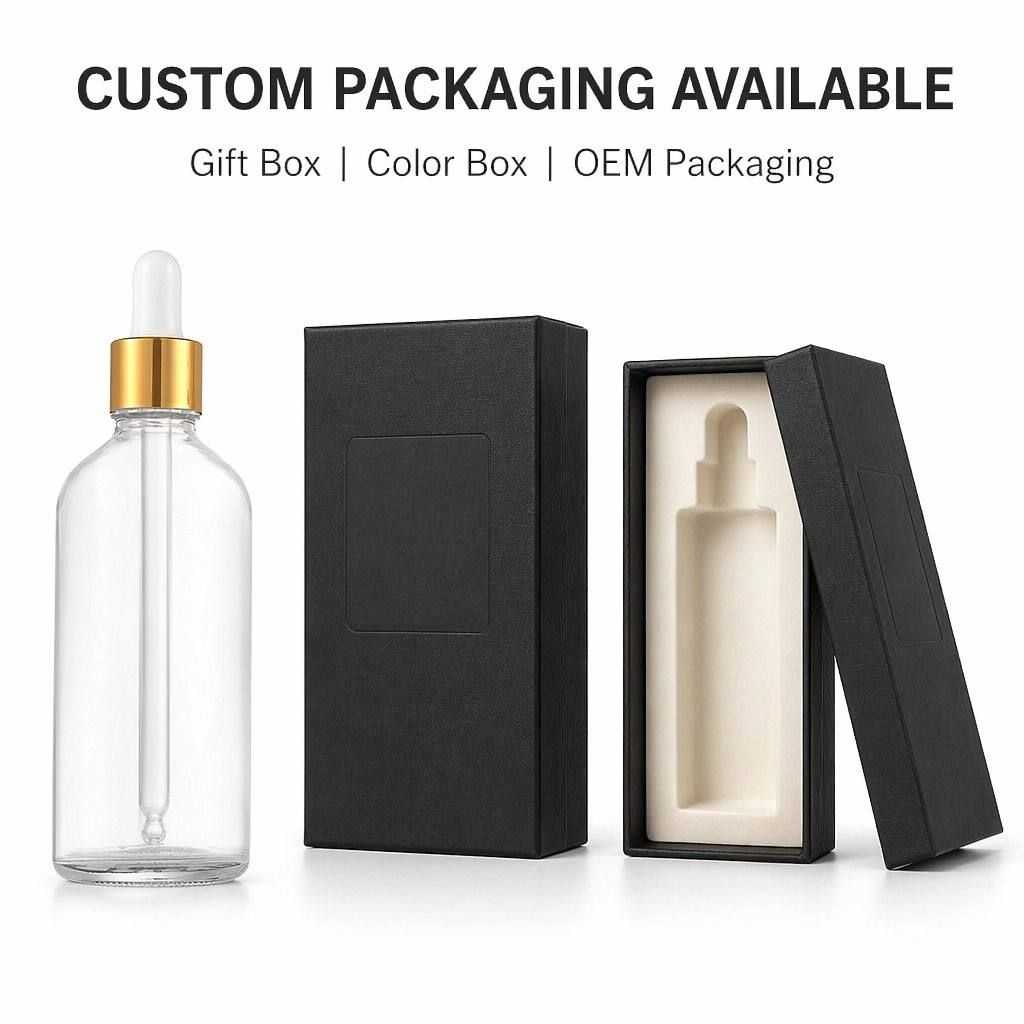 5‑100ML Boston Round Glass dropper Bottle