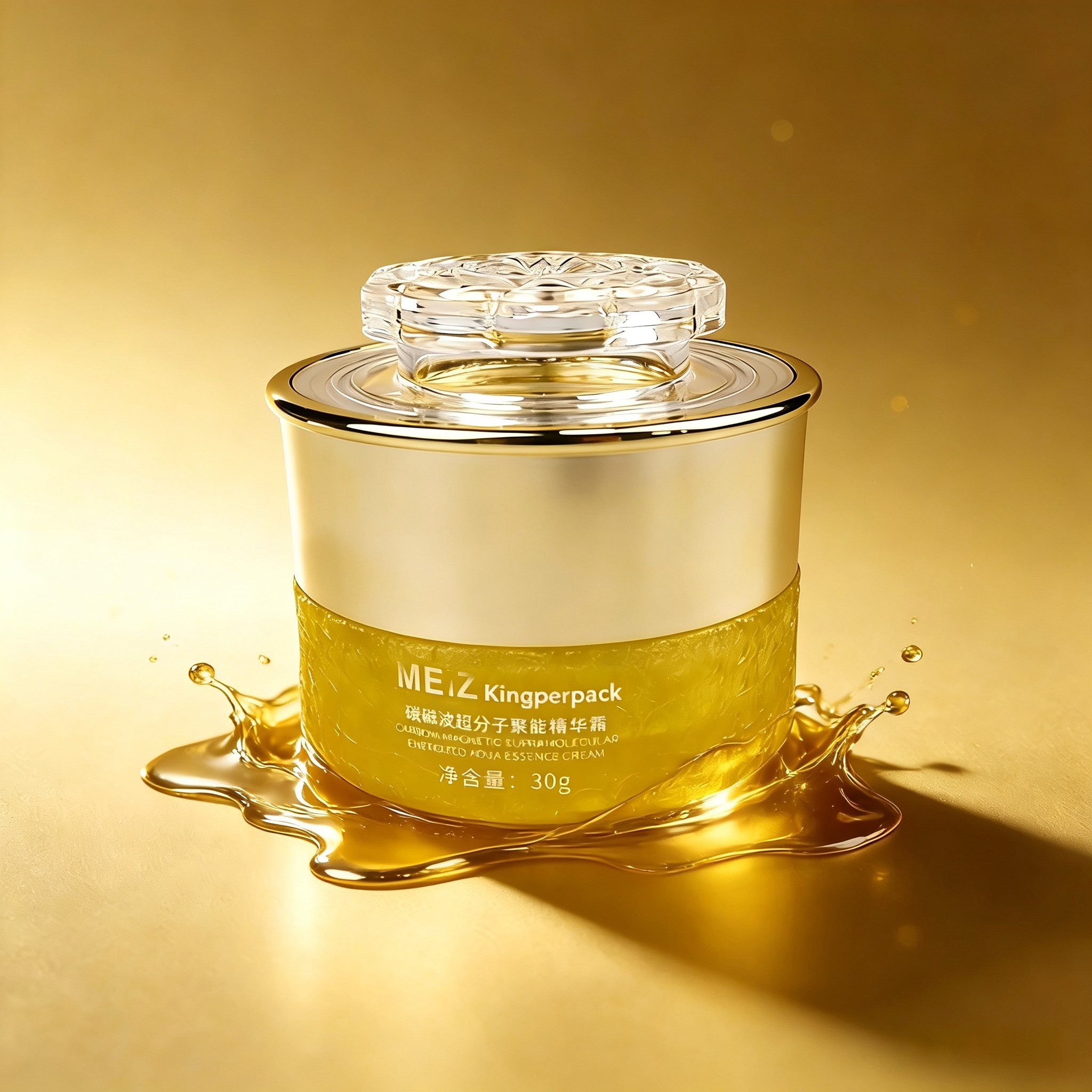 30‑120ML Cylindrical Glass Skincare Bottle & Jar Set