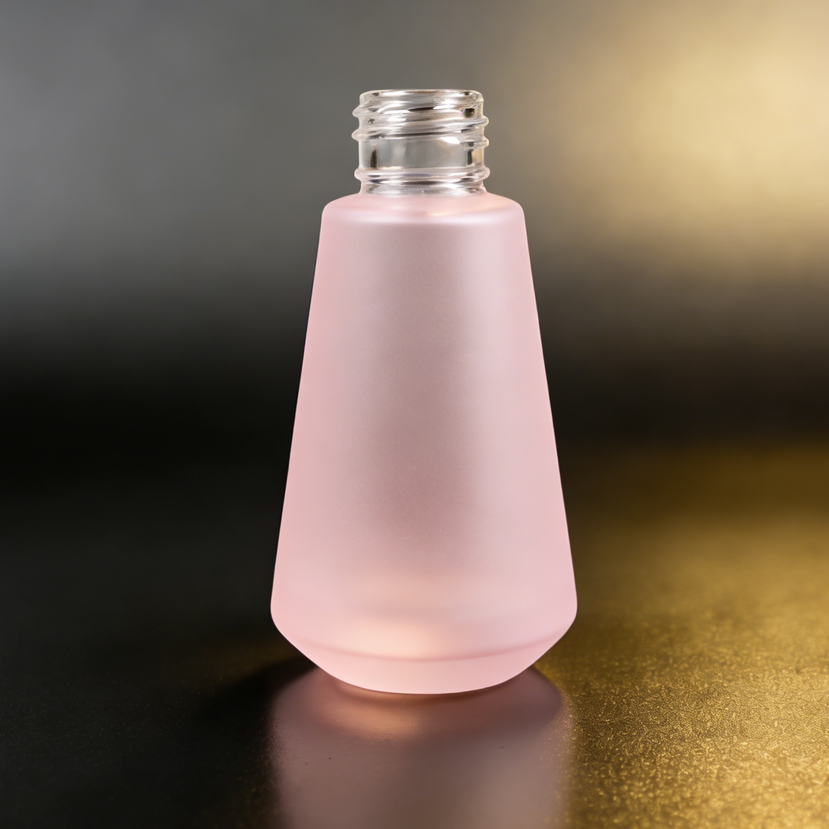 30‑100ML Frosted Tapered Conical Glass Bottle