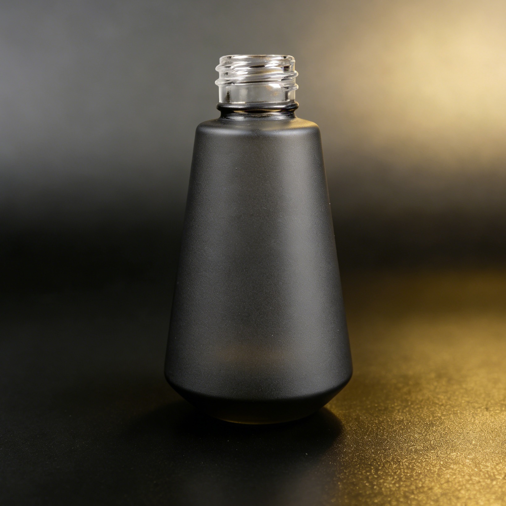 30‑100ML Frosted Tapered Conical Glass Bottle