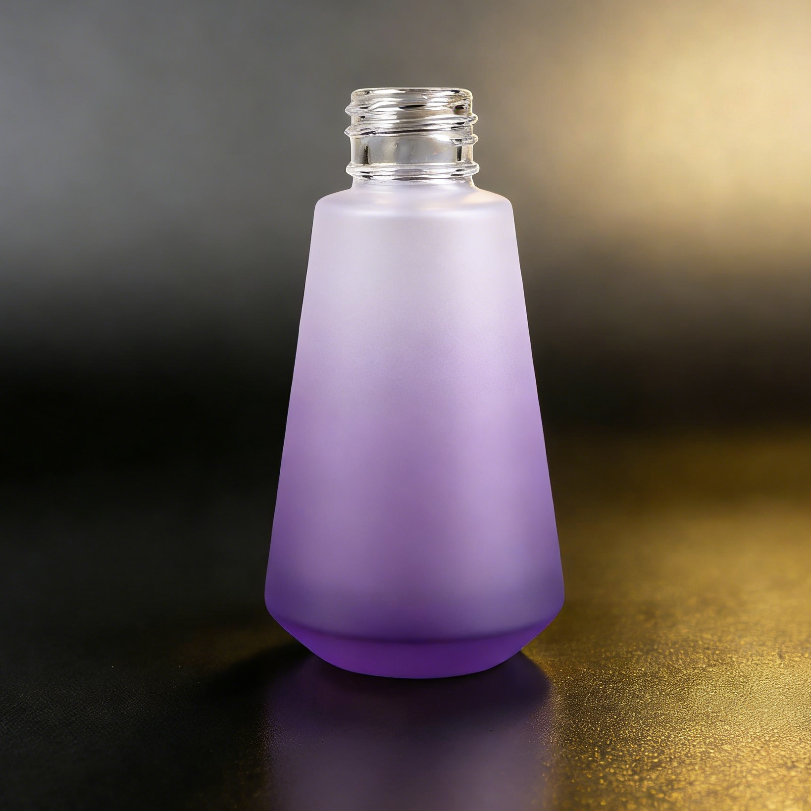 30‑100ML Frosted Tapered Conical Glass Bottle
