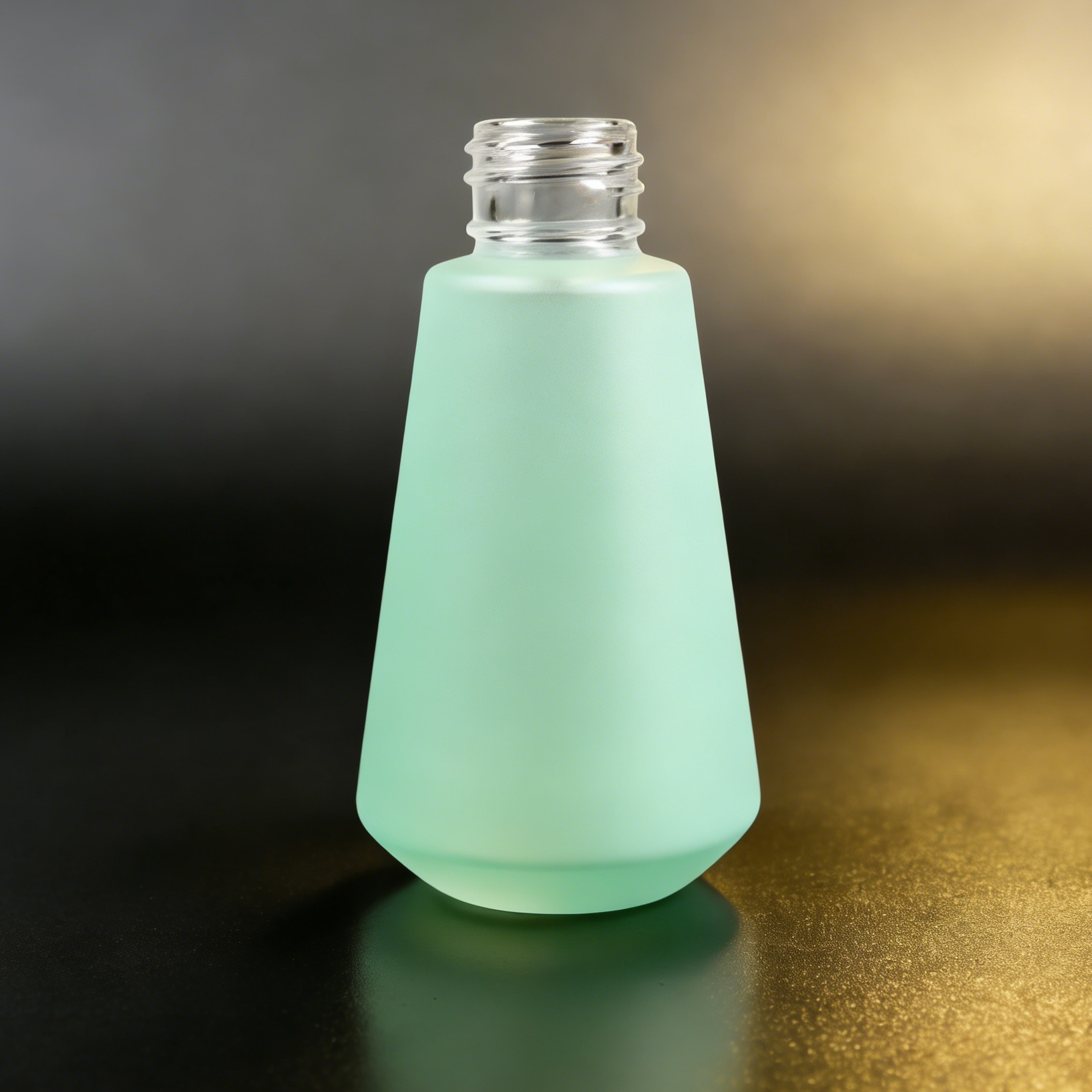 30‑100ML Frosted Tapered Conical Glass Bottle