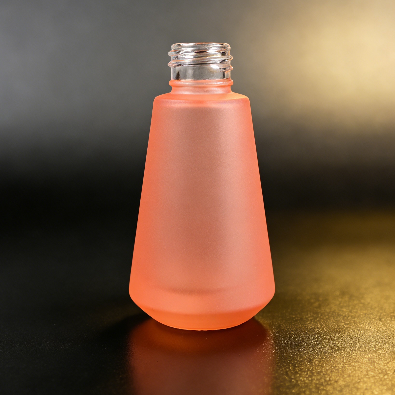 30‑100ML Frosted Tapered Conical Glass Bottle