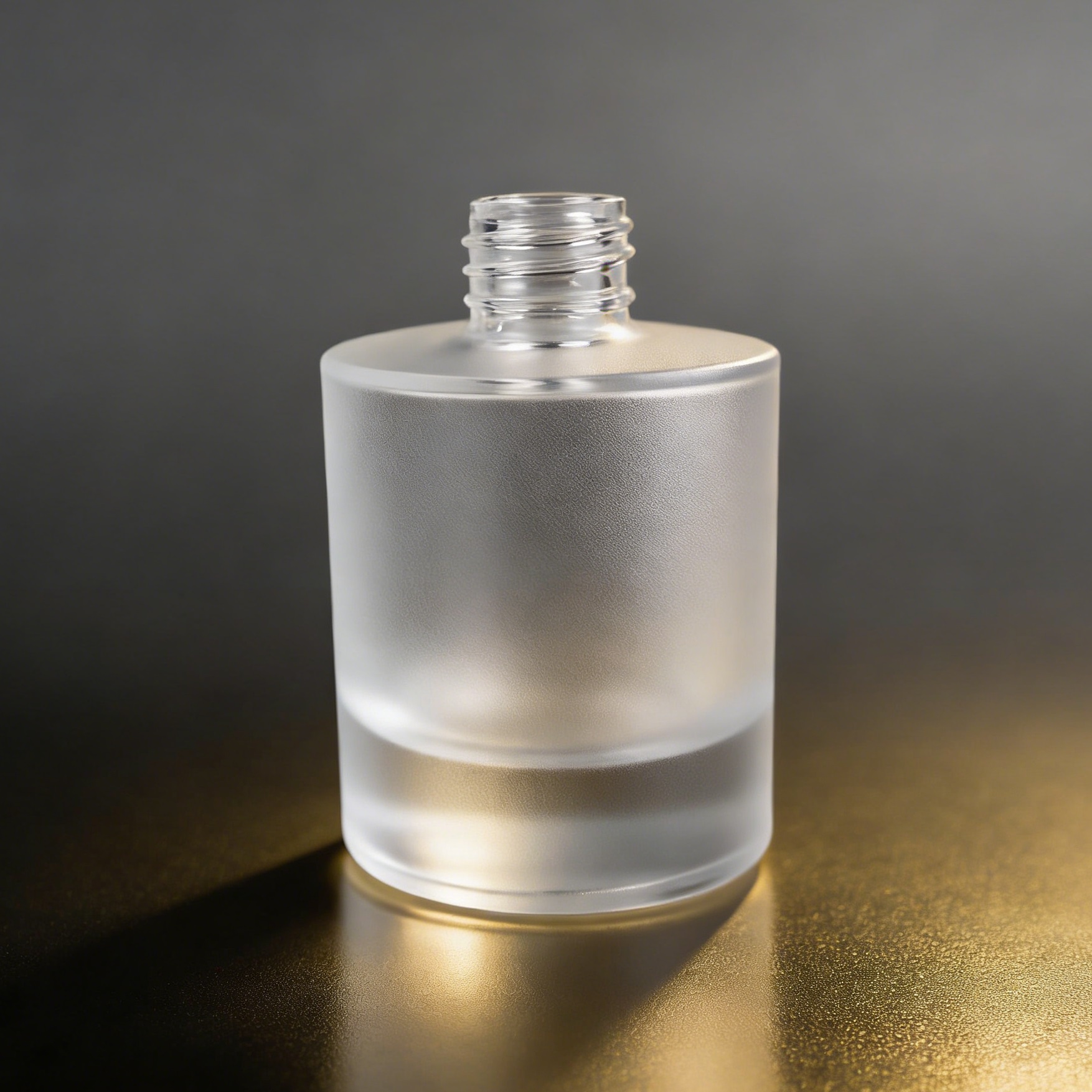 100‑150ML Base‑Thickened Frosted Cylindrical Glass Bottle