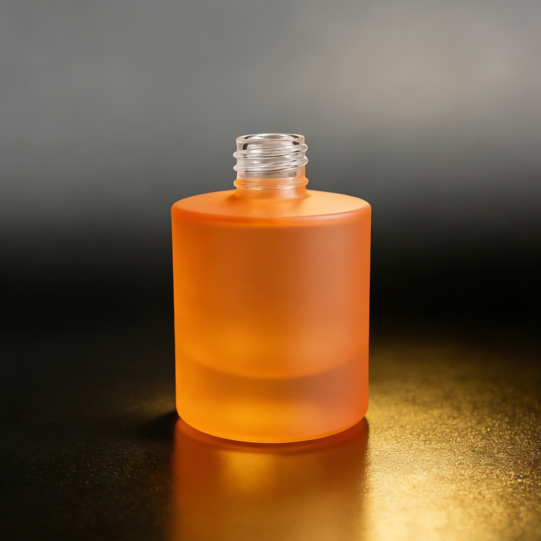 120ML Thick‑Base Full Frosted Cylindrical Glass Bottle