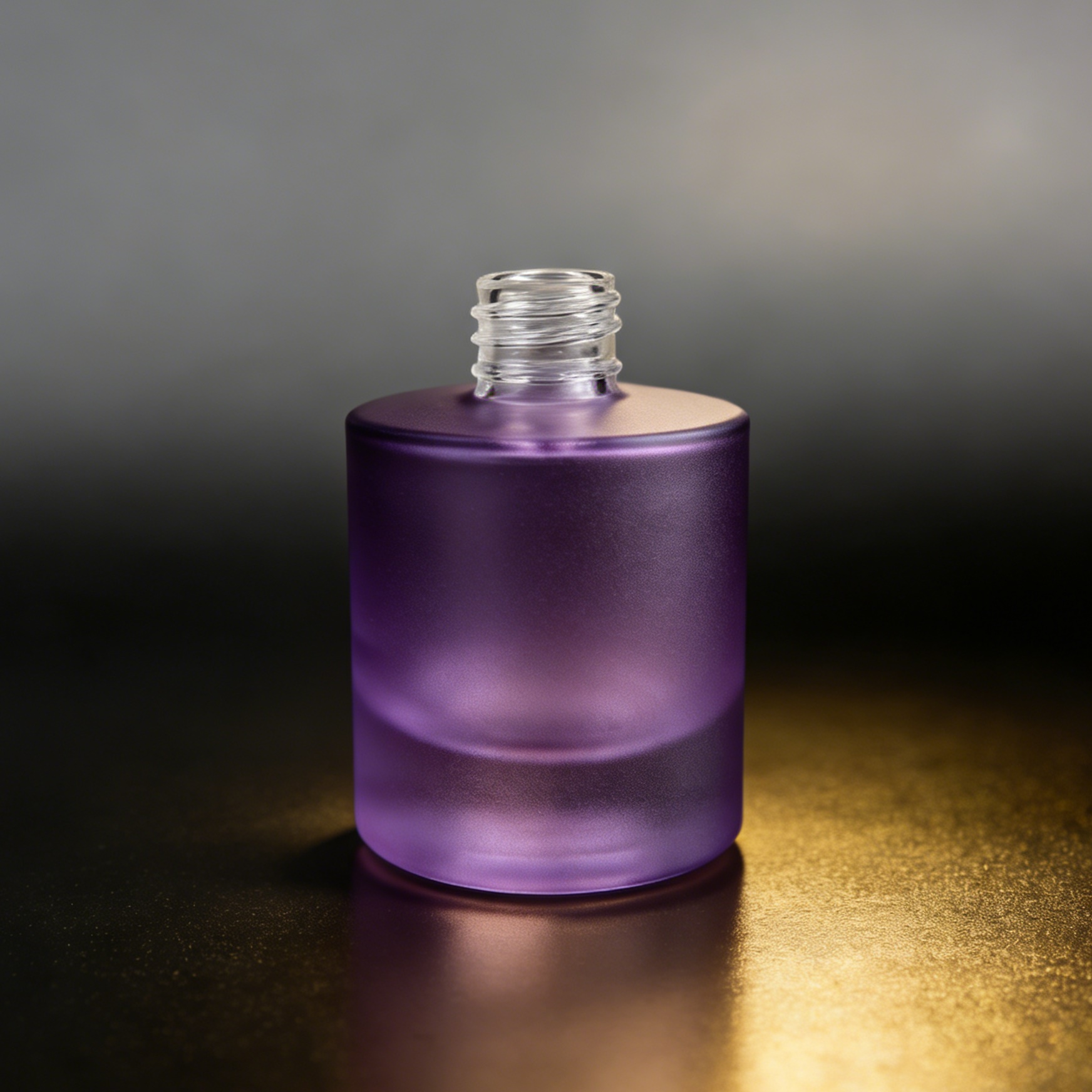 120ML Thick‑Base Full Frosted Cylindrical Glass Bottle