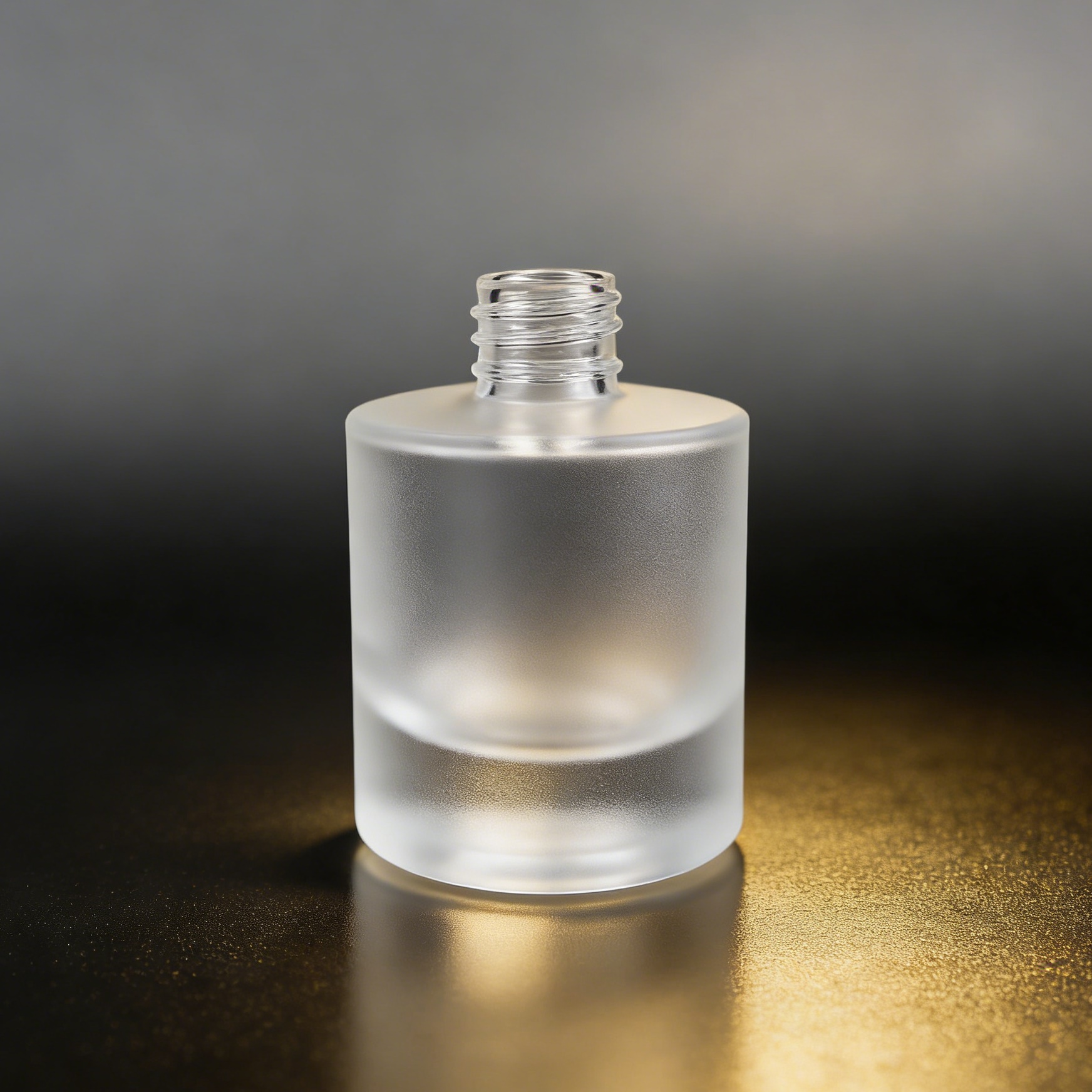 120ML Thick‑Base Full Frosted Cylindrical Glass Bottle