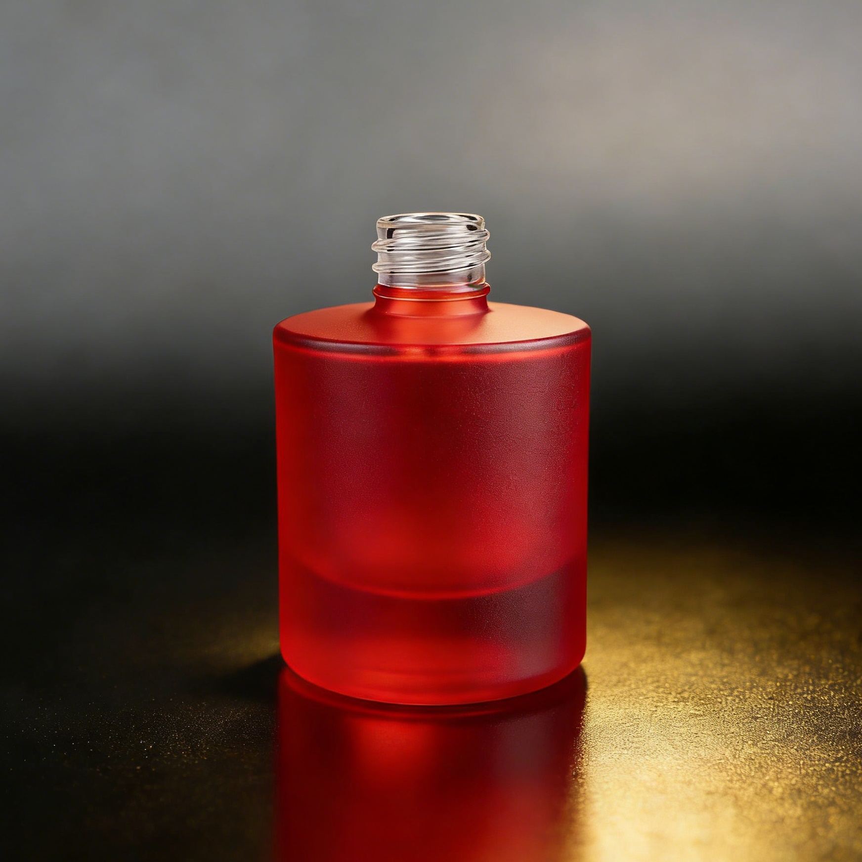 120ML Thick‑Base Full Frosted Cylindrical Glass Bottle