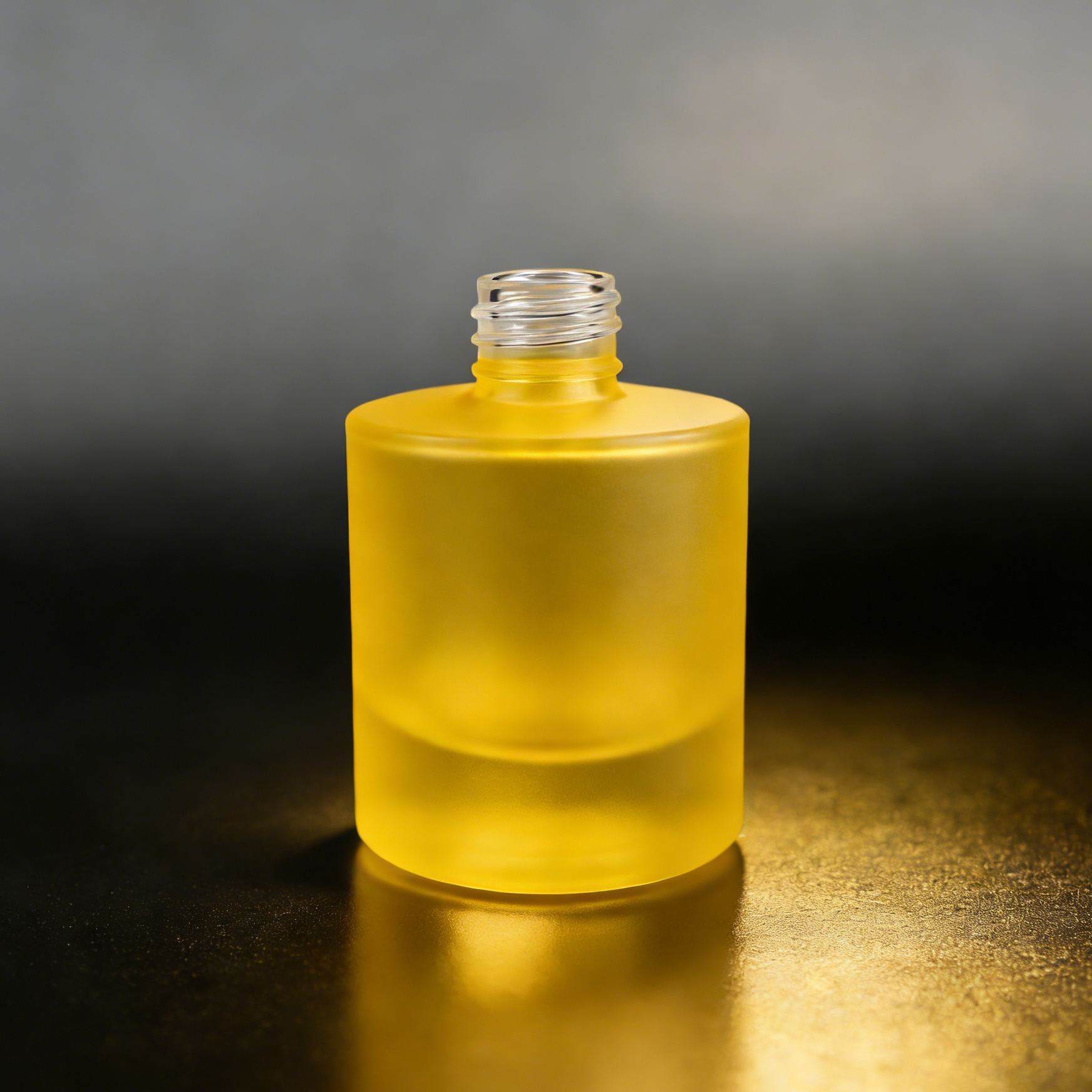 120ML Thick‑Base Full Frosted Cylindrical Glass Bottle