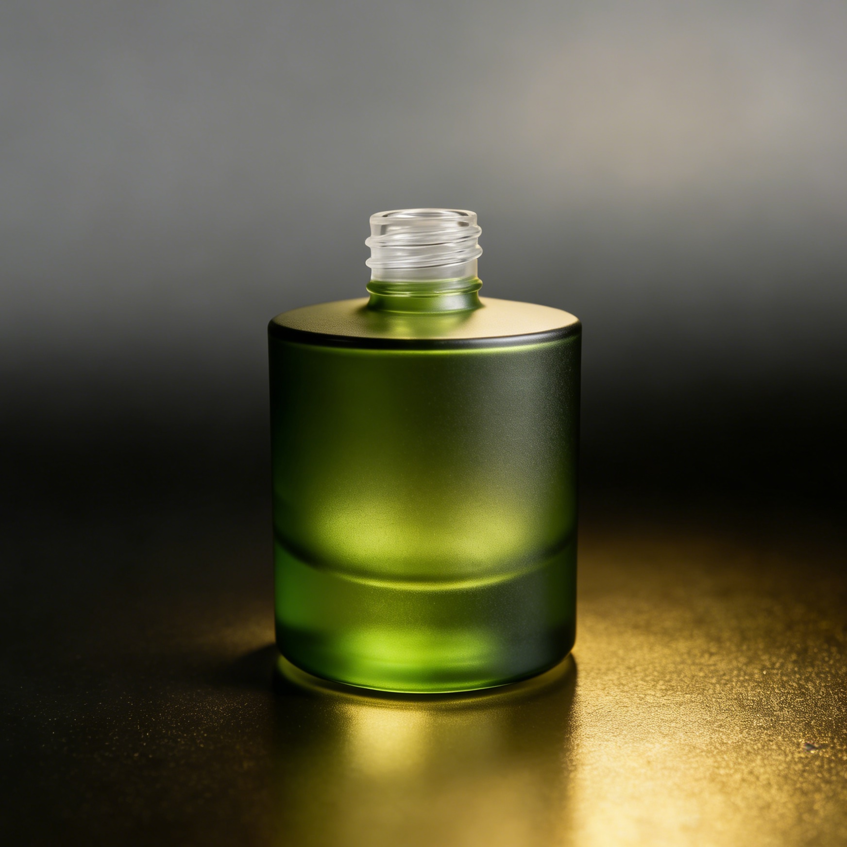 120ML Thick‑Base Full Frosted Cylindrical Glass Bottle
