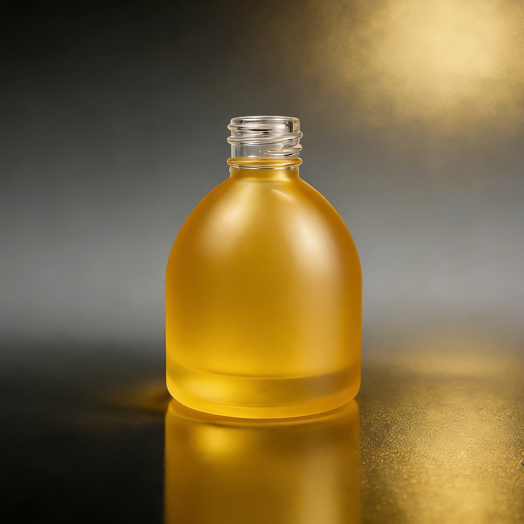 150ML Bulb‑Shape Frosted Glass Diffuser Bottle